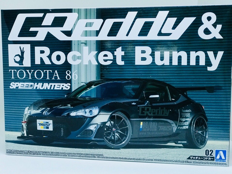 Сборная модель Aoshima TOYOTA 86 GReddy and Rocket Bunny