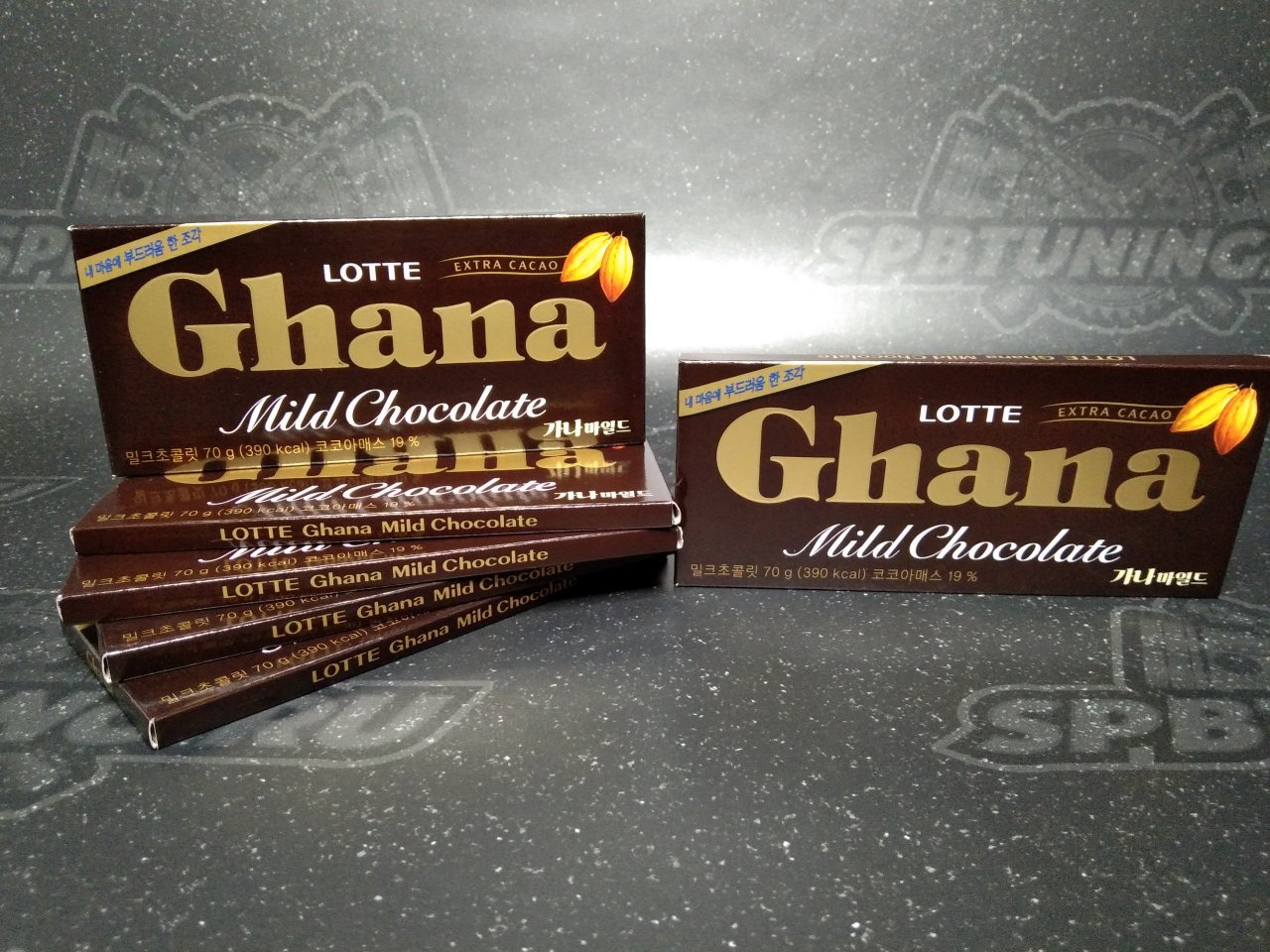 LOTTE «GHANA MILD CHOCOLATE» шоколад мягкий ГХАНА, 70 гр.