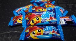 Резинка жевательная Marukawa "Blue Gum Soda" (Лимонад) Aobee, 4,3 гр.