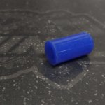 Заглушка силиконовая синяя 8mm
