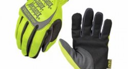 Перчатки Mechanix FASTFIT SAFETY, желтые, размер L