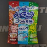 Жевательные  конфеты Hi-Chew 3 вкуса напитков (дыня, кола, содовая), Morinaga, 68г.