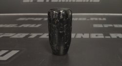 Ручка МКПП чёрный рубленный карбон L=70mm