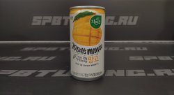 Напиток манговый "Nature's" сокосодержащий восстановленный, Woongjin, ж/б, 180мл.
