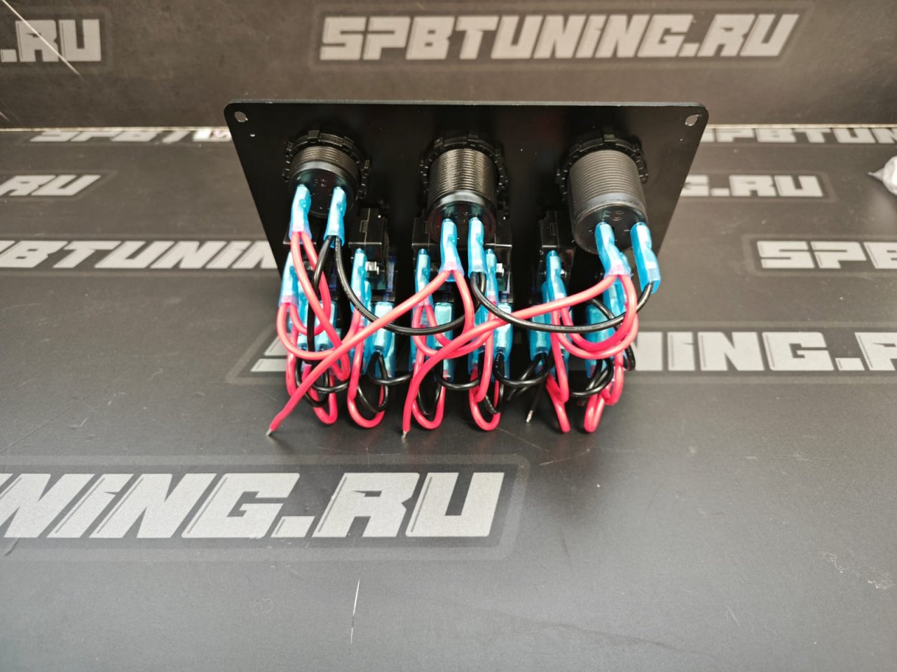 Панель управления алюминий, 6 кнопок, 12V