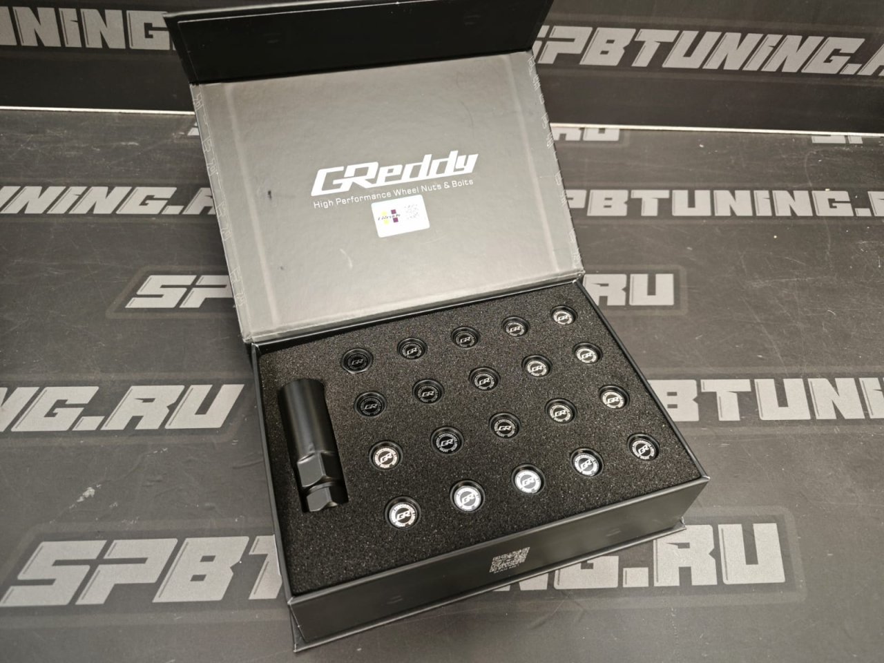 Гайки колесные Greddy M59P PRO M12х1.5 черные.