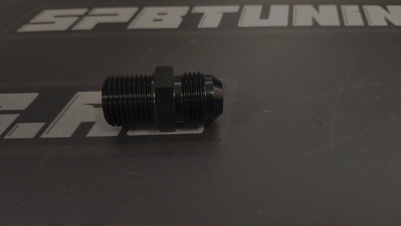 Адаптер П AN06 - П 3/8 NPT, алюминий, BLACKROCK LAB