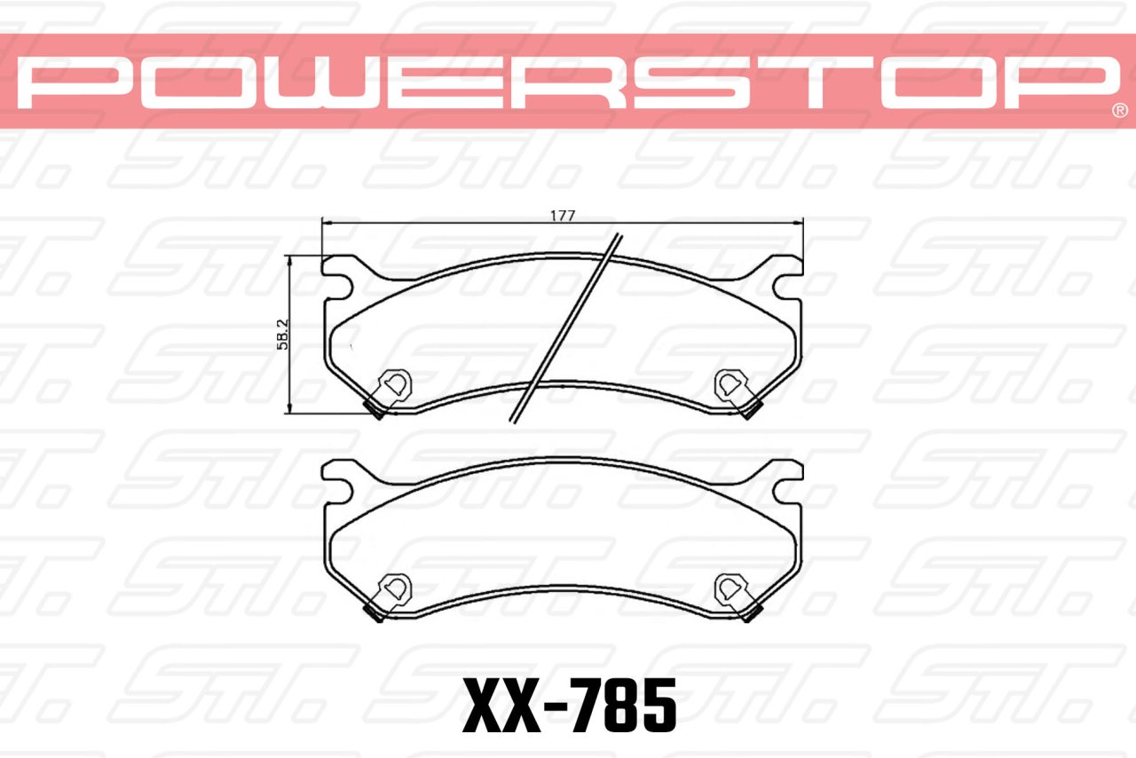 Колодки тормозные 36-785 PowerStop Z36 задние Hummer H2; CHEVROLET Tahoe