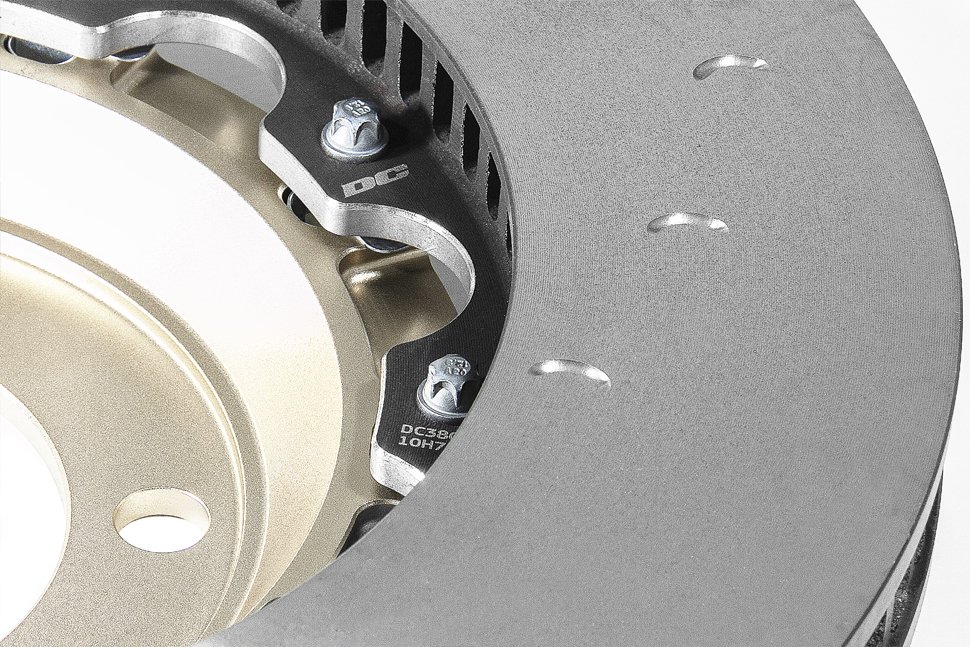 Тормозной диск PORSCHE 718 Cayman GT4; DC Brakes 380*34mm, Передний, DC70012A