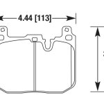 Колодки тормозные T8194SP2001 PAGID STREET+ ; перед BMW M4 F82; M3 F80 F30; F20 F87 M-Performace