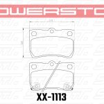 Колодки тормозные 17-1113 PowerStop Z17 задние LEXUS GS; IS; TOYOTA CROWN; MARK X