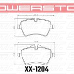 Колодки тормозные 17-1204 PowerStop Z17 передние MINI COOPER S II