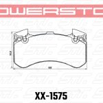 Колодки тормозные 23-1575 PowerStop Z23 передние AUDI A6, S6, A7 S7 4G; A8 S8 4H; PR 1LU, 1LX, 1LN