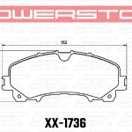 Колодки тормозные 23-1736 PowerStop Z23 передние INFINITI QX50; NISSAN X-TRAIL