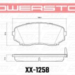 Колодки тормозные 23-1258 PowerStop Z23 передние MAZDA CX-7, CX-9