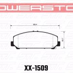 Колодки тормозные 23-1509 PowerStop Z23 передние INFINITI QX56 2007-13 ; QX80; NISSAN