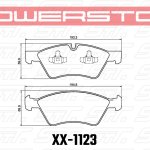 Колодки тормозные 23-1123 PowerStop Z23 передние MB E W211; M W164; R W251; G W463; GL W164