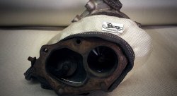 Термошуба для турбины с вестгейтом золотая 3градуса