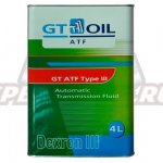 Tрансмиссионная жидкость GT-OIL GT ATF TYPE III (4л)
