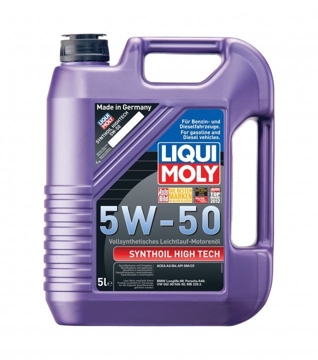 Liqui Moly 5W-50 Масло моторное синтетическое Synthoil High Tech 5 литров