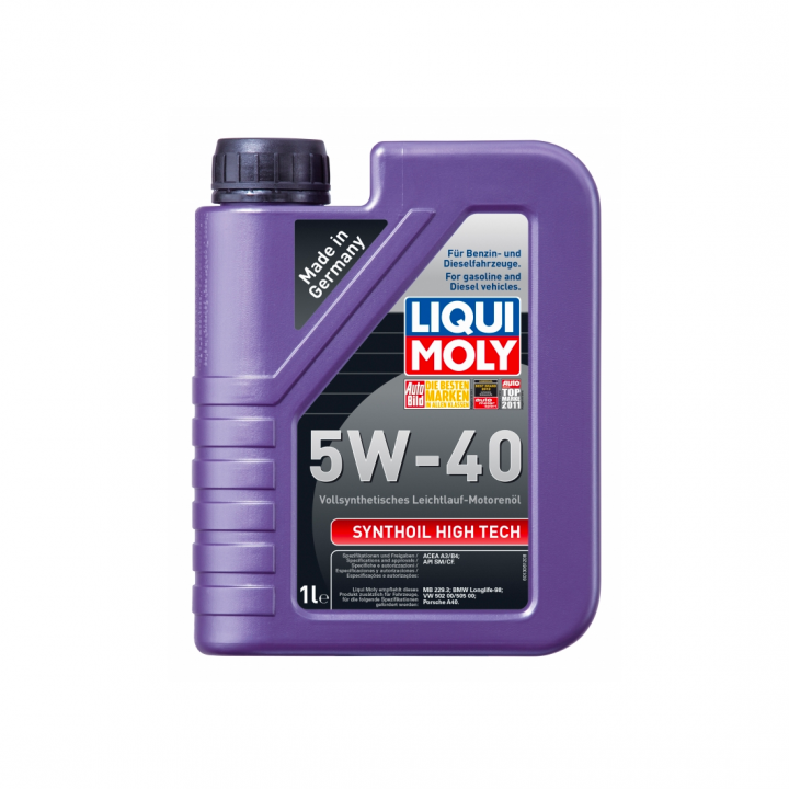 Liqui Moly 5W-40 Масло моторное синтетическое Synthoil High Tech 1 литр
