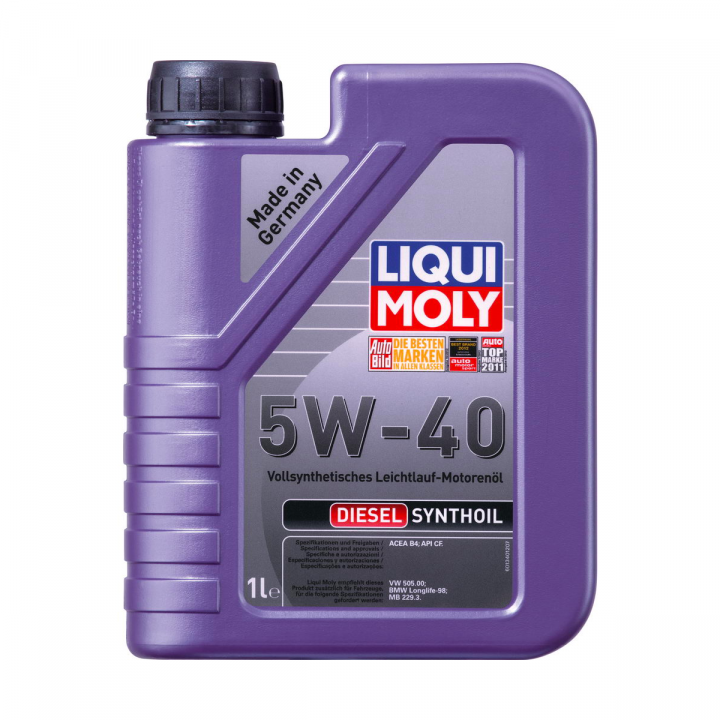 Liqui Moly 5W-40 Масло моторное синтетическое Diesel Synthoil 1 литр