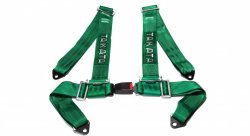 Ремни безопасности TAKATA style 4-х точечные со стандартной застежкой зеленые