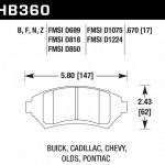 Колодки тормозные HB360Z.670 HAWK Perf. Ceramic