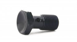 Болт (штуцер) для banjo M10x1 L=20мм алюминий ЧЕРНЫЙ, Goodridge 992-03-31DBK