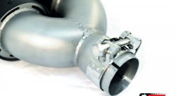 Насадка на глушитель, двойная, AKRAPOVIC карбон, D посадочный 51мм / наруж 90мм, ПРАВ. AC25190R