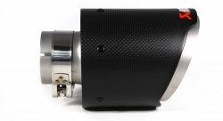 Насадка на глушитель, дизайн AKRAPOVIC EVO карбон, D посадочный 57мм / D наруж 114мм AC157114EV