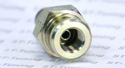 Фитинг мама AN-03 3/8X24 под обратный конус, под ключ 19мм D-03 сталь 759-03-03P, Goodridge