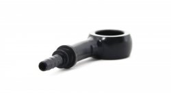 Фитинг banjo d10мм, 20 градусов, вбок D-03 алюминий ЧЕРНЫЙ, под опрессовку S5097-03DBK, Goodridge