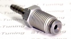 Фитинг папа M10*1 под прямой и обратный конус, крутящийся D-03 сталь S445-0131Z, Goodridge