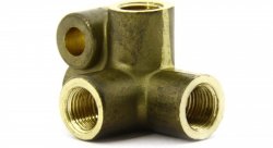 Соединитель четыре входа Goodridge М-М-М-М (M10x4 входа) female прямой конус бронза, 2204-31B