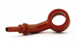 Фитинг banjo d10мм, 45 градусов D-03 алюминий КРАСНЫЙ, под опрессовку S5094-03DRD, Goodridge