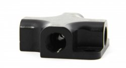 Соединитель четыре входа Goodridge М-М-М-М (M10x4 входа) female прямой конус алюминий, 2206-31D