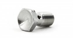 Болт (штуцер) для banjo M10x1 L=20мм нерж. сталь, Goodridge 992-03-31C