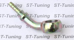 Фитинг banjo d10мм, 45 градусов D-03 сталь, под опрессовку S5094-03Z1, Goodridge