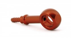 Фитинг banjo d10мм, длинный D-03 алюминий КРАСНЫЙ, под опрессовку S5092-03DRD, Goodridge