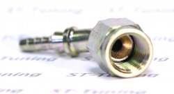 Фитинг мама AN-03 3/8X24 под прямой конус, 45 градусов D-03 сталь, под опрессовку S6046-03Z, Goodridge