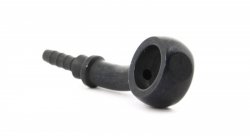 Фитинг banjo d10мм, 20 градусов, вправо D-03 нерж. сталь, ЧЕРНЫЙ под опрессовку S5093R-03CBK, Goodridge