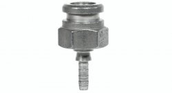 Фитинг мама AN-03 3/8X24 под обратный конус, 17мм D-03 сталь, под опрессовку S759-03-03SZ, Goodridge