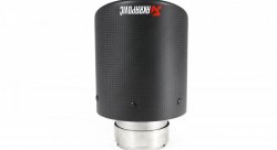 Насадка на глушитель, дизайн AKRAPOVIC карбон, D посадочный 63мм / D наруж 114мм AC163114
