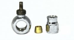 Фитинг banjo d10мм, короткий D-03, хром 5091-03CH, Goodridge