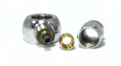 Фитинг banjo d10мм, короткий D-03, хром 5091-03CH, Goodridge