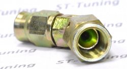 Фитинг мама AN-03 3/8X24 под прямой конус, 45 градусов D-03 сталь 6045-03P, Goodridge