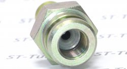 Фитинг мама M10*1 под прямой конус, под ключ 19мм D-03 сталь 758-03-31P, Goodridge