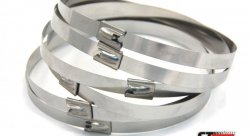 Хомуты для трубы до 90мм (3,5") 8мм*30см, нерж. сталь, 6шт. Thermal Division TDCL106