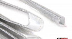 Термоизоляция шлангов и проводов 15мм цена 1м, Al+Fiberglass, Wire Shield, Thermal Division TDWH0510